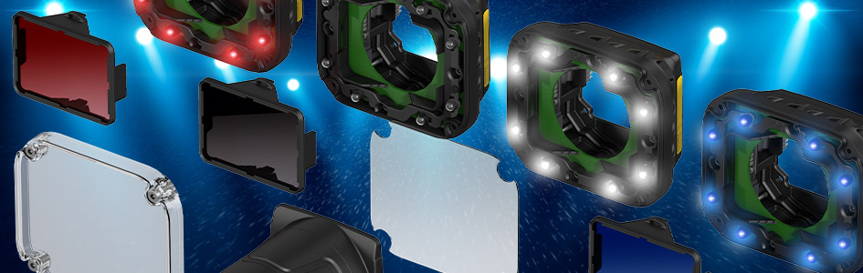Ejemplo de luces modulares para visión artificial 